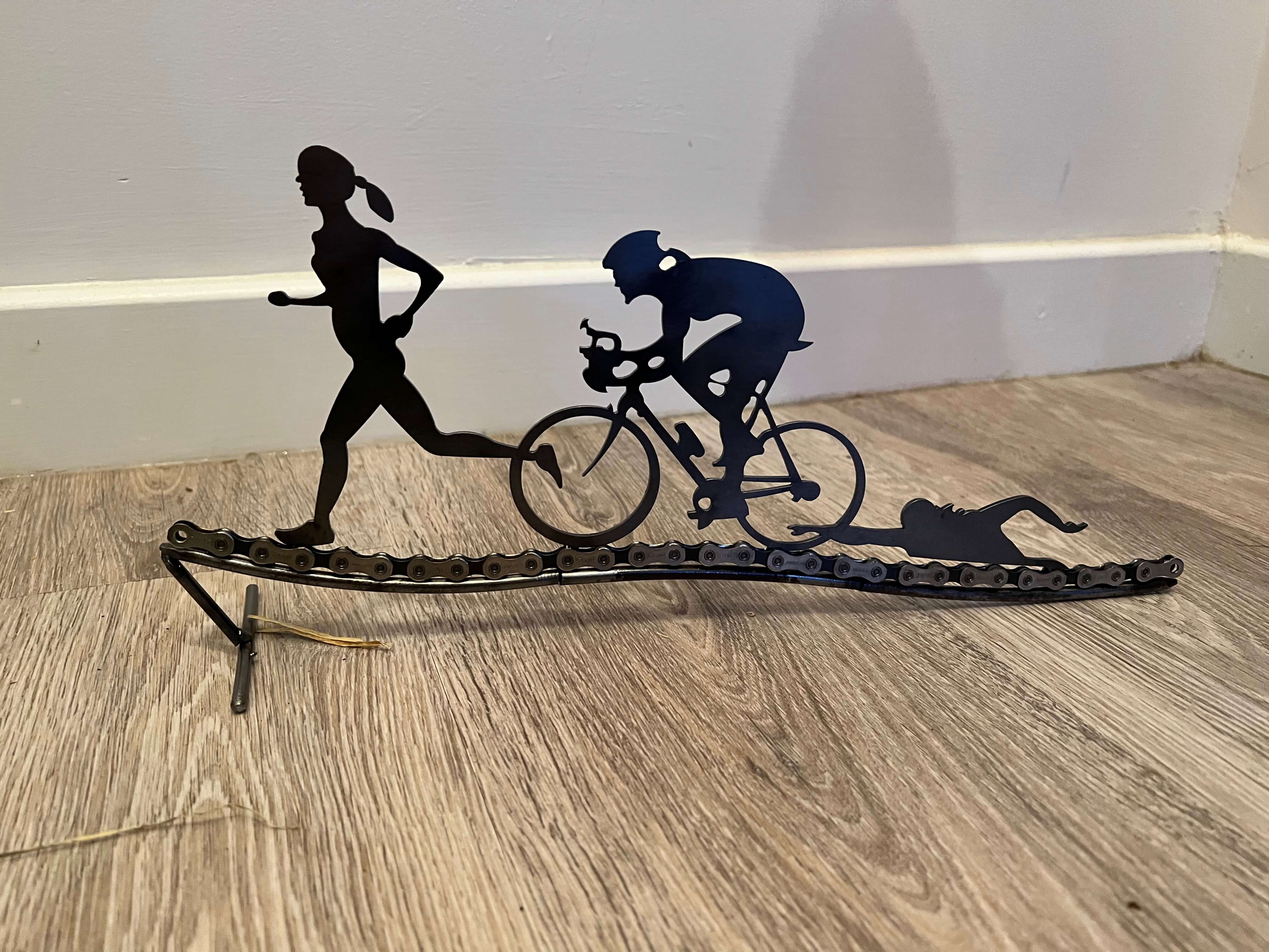 Runner, cyclist and swimmer